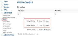 How to configure the Relay of TG451 on Web UI