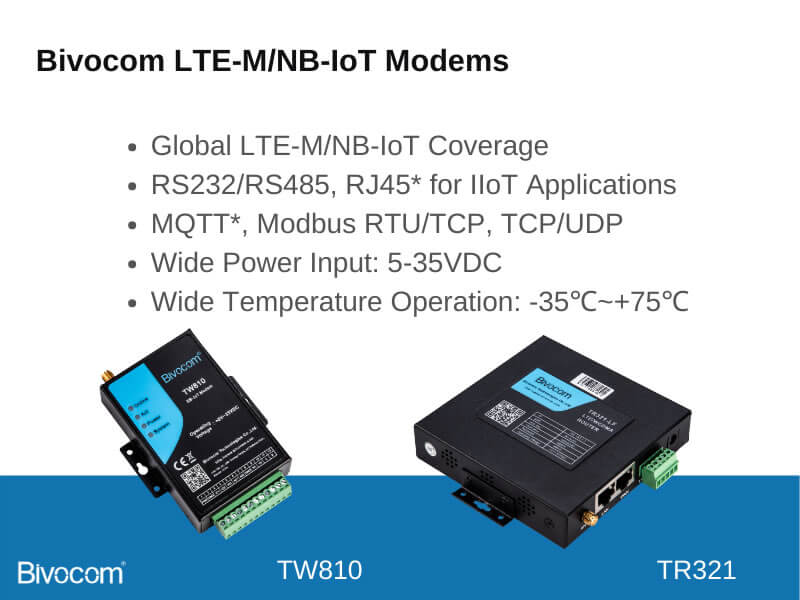 Bivocom NB-IoT Modems