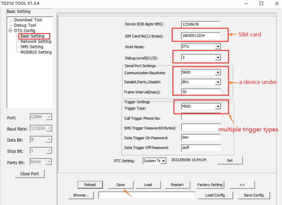 TD210 Config Tool 3