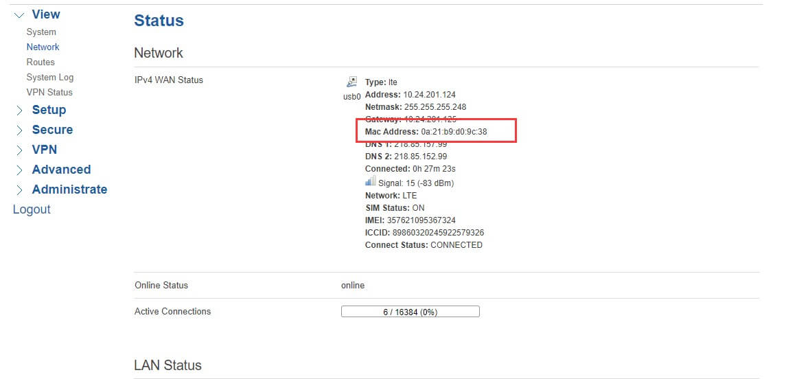 Bivocom SNMP 11 Bivocom TG451 gateway Web UI 2