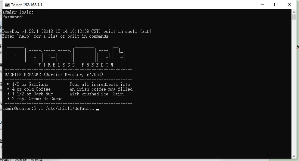 Telnet Bivocom TG451