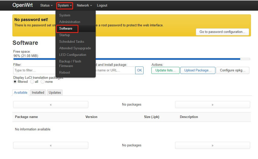 10 IoT Gateway login openwrt 4