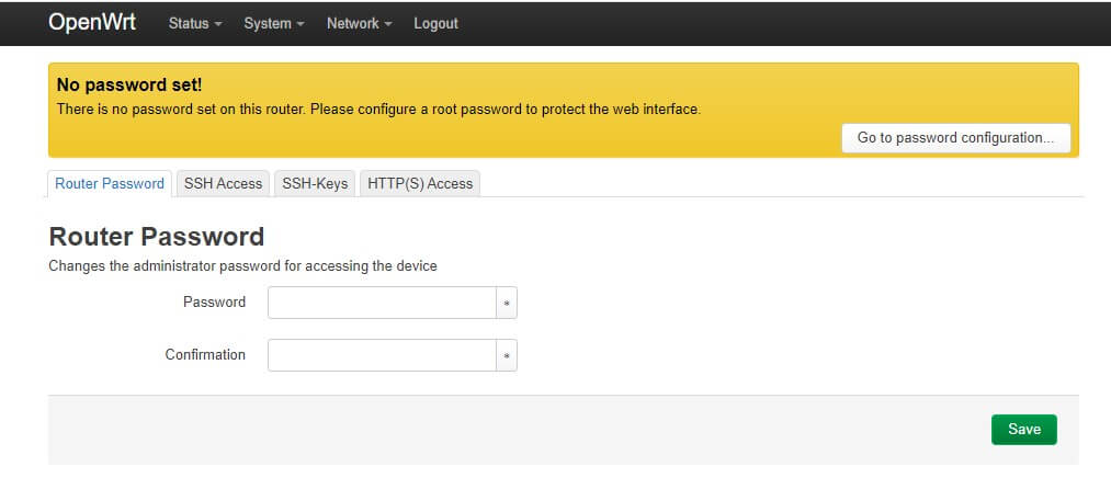 6 IoT Gateway login openwrt 4