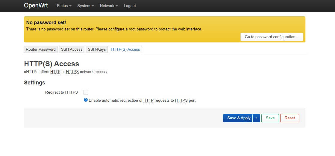 9 IoT Gateway login openwrt 4