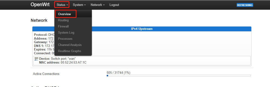 IoT Gateway login openwrt 2