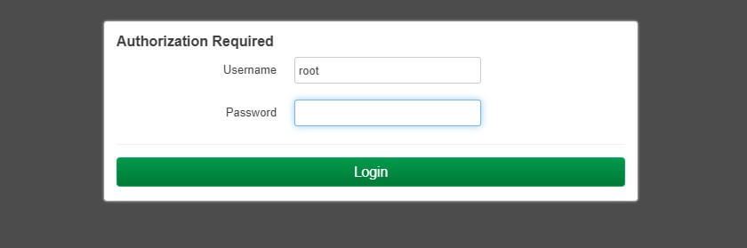 IoT Gateway login openwrt