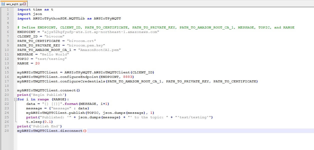 IoT Router to AWS IoT Core 14