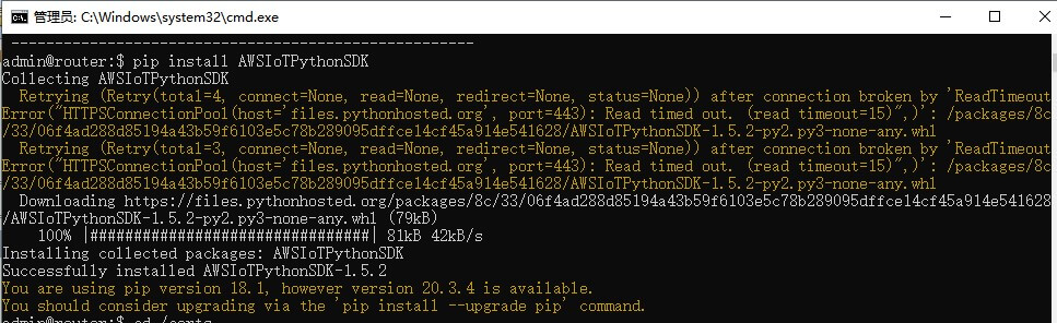 IoT Router to AWS IoT Core 16