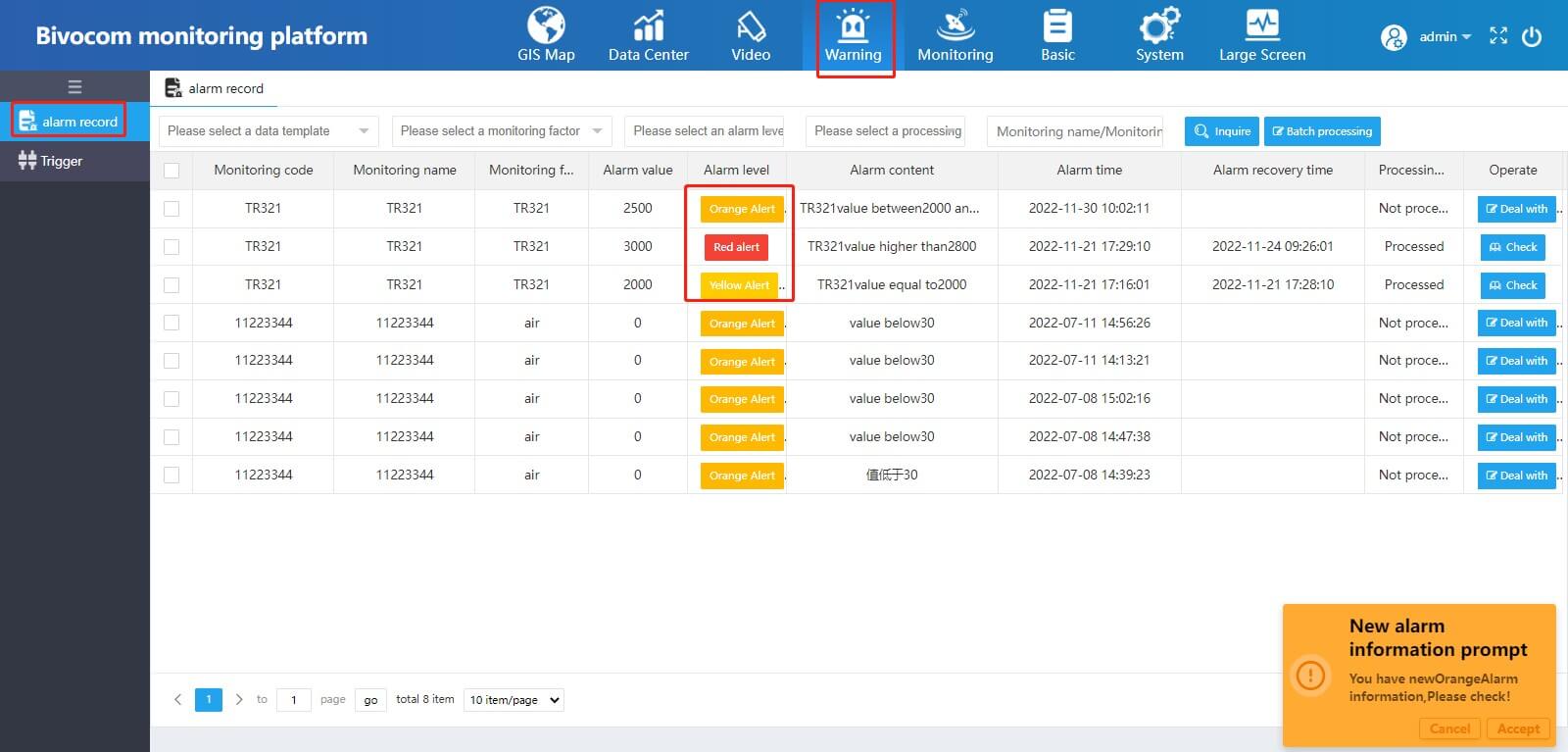 IoT platform settings10