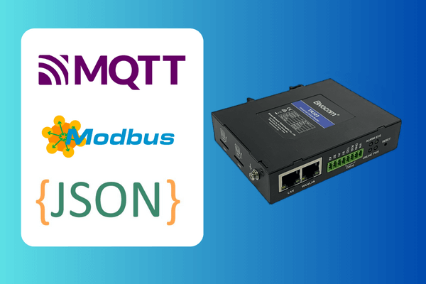 mqtt modbus json iot router