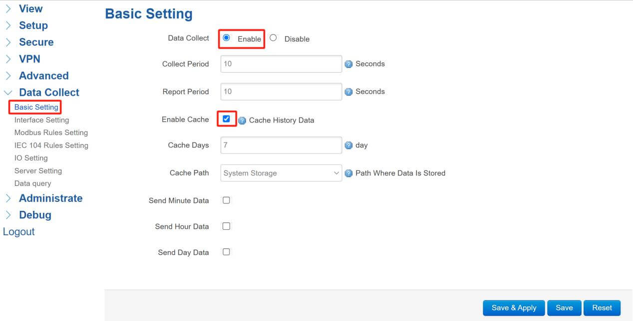 Bivocom gateway WEB UI 1