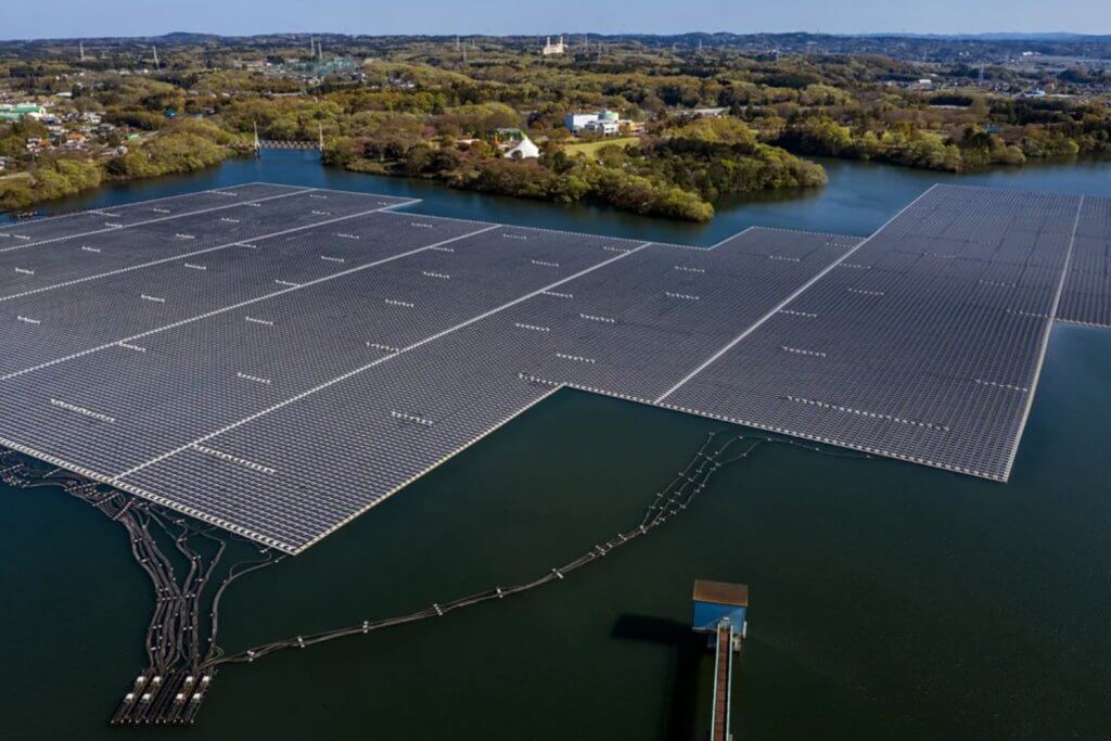Japan is investing heavily in floating solar farms because of limited land Japan floating solar