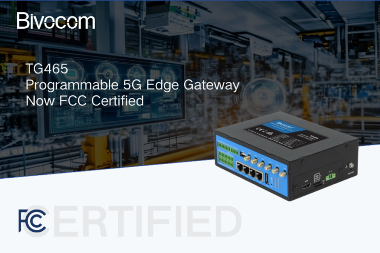 Bivocom TG465 FCC Certification