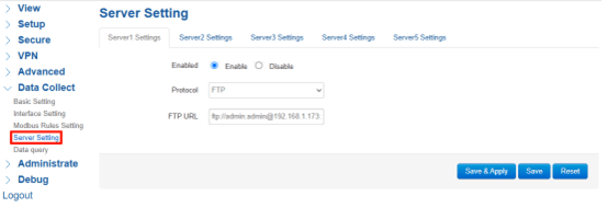 Snapshot-IP Camera-5Server Setting