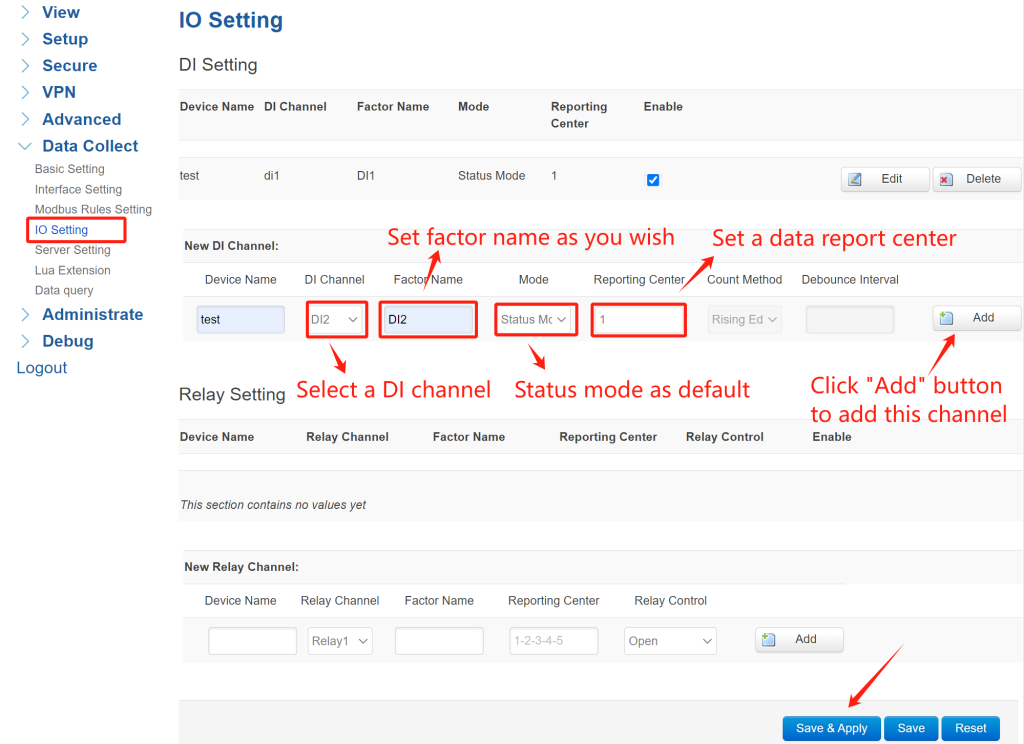 Step2.10 Gateway Configuration-Bivocom & ThingsBoard Platform