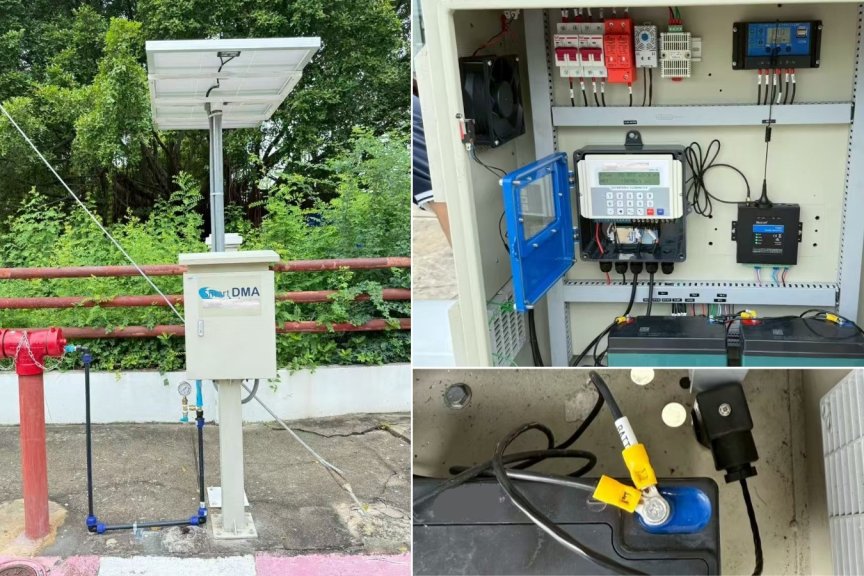 Solar DMA (District Metered Area) Water Monitoring - Southeast Asia - Bivocom TG501 RTU Case Study
